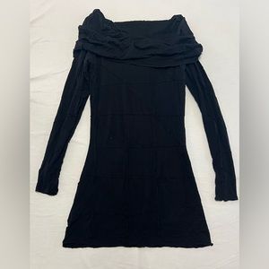 Caraucci Texture Cowl Neck Tunic